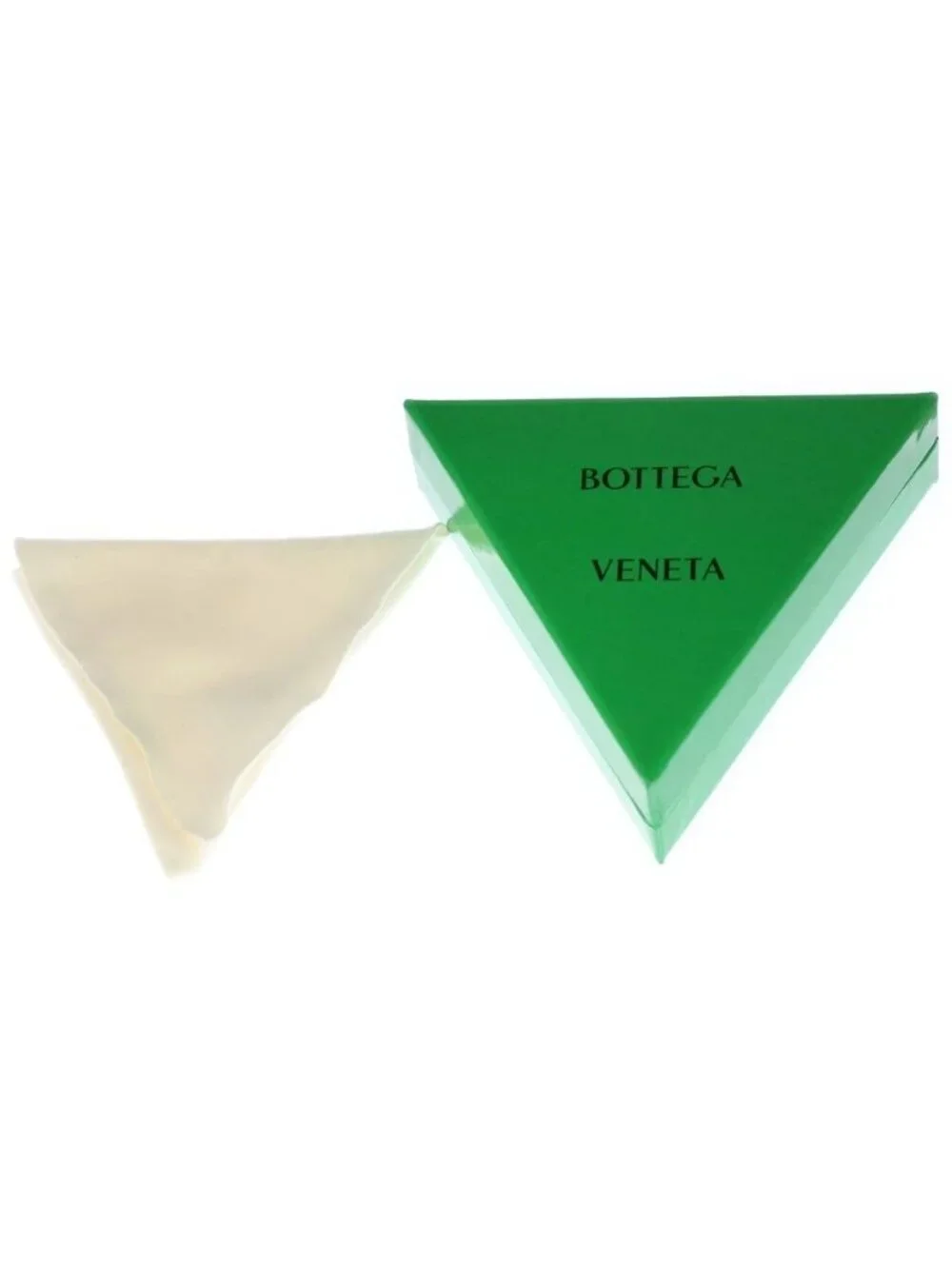 Bottega Veneta Chain Plate Ring Silver